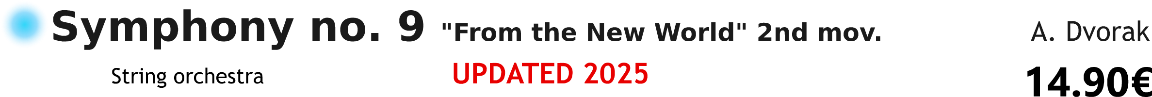 Symphony 9 from the new world largo 2nd mov