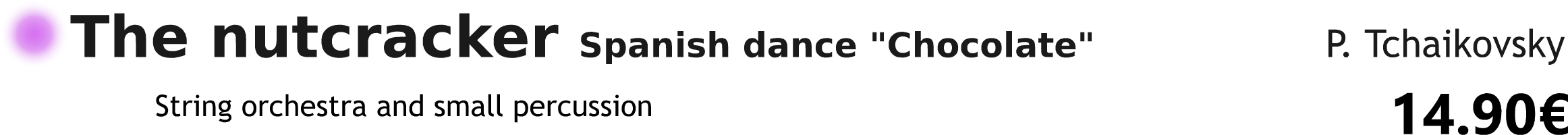 The Nutcracker spanish dance chocolate