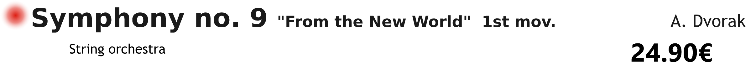 Symphony 9 from the new world 1st mov